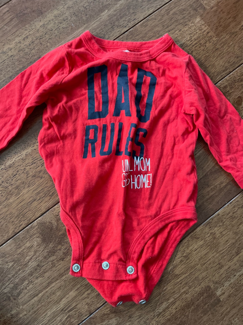 OshKosh B'gosh Red Long-Sleeve Graphic Tee - Navy & White Print